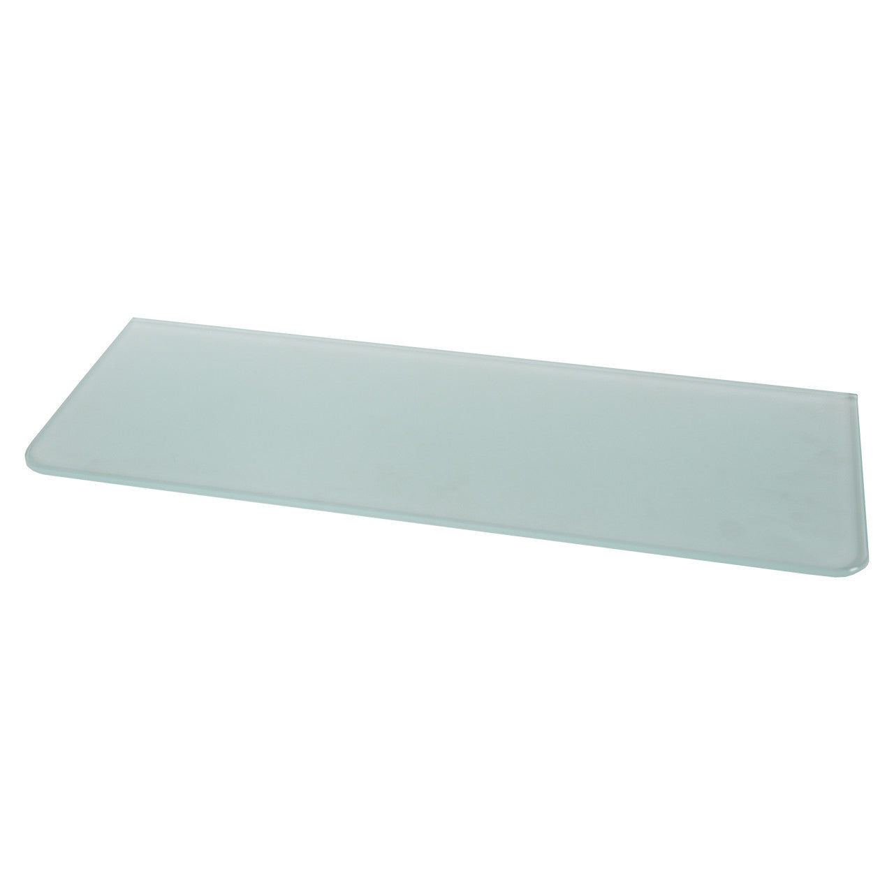 Frosted Rectangle Glass Shelf - 8mm Thickness