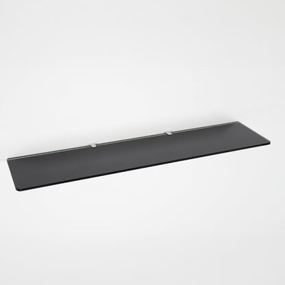 Pair of Chrome Wall-fix Clips for Wall-Mounted Shelves