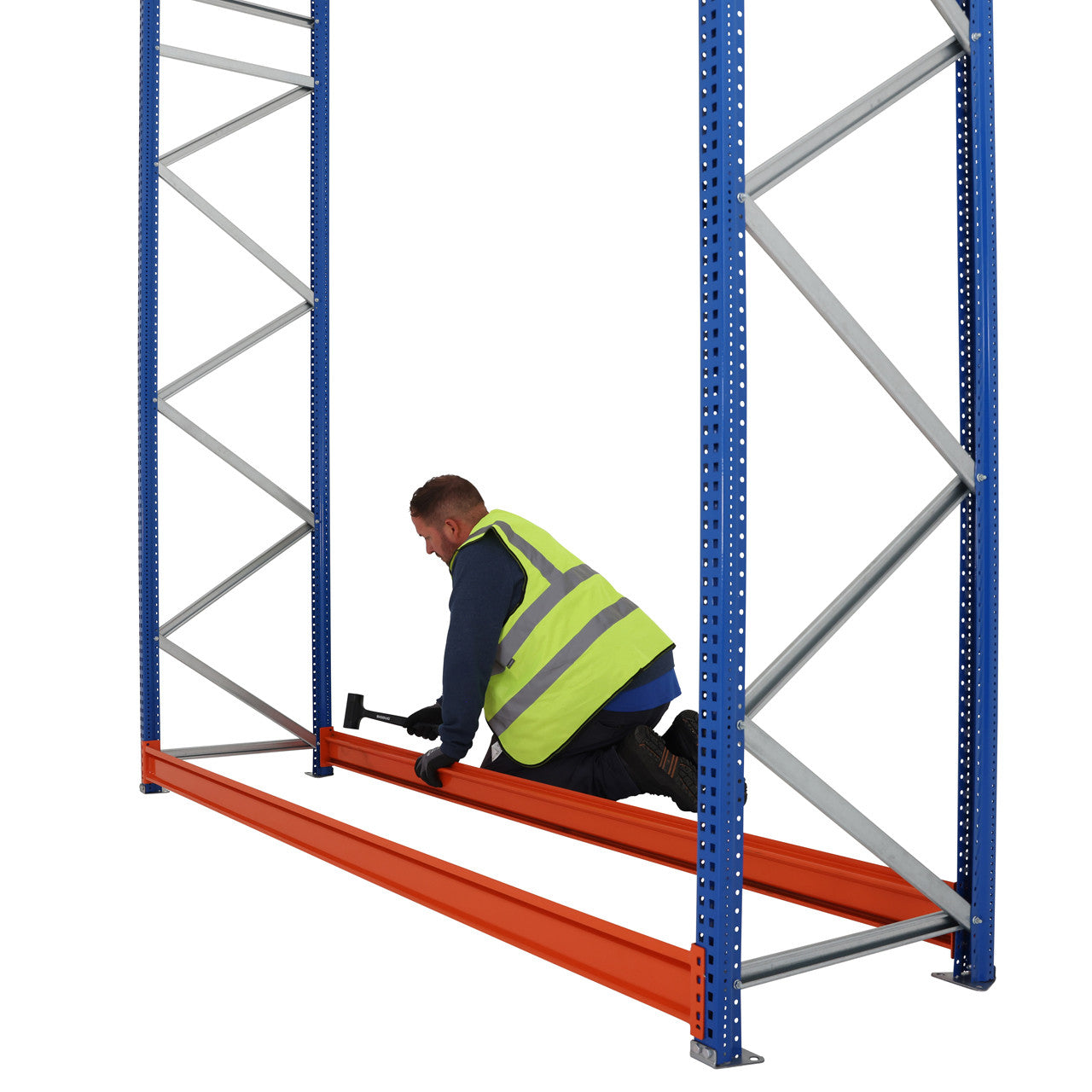 Longspan Warehouse Racking Galvanised Steel Shelf - Depth: 900mm - Up to 900kg UDL/Shelf