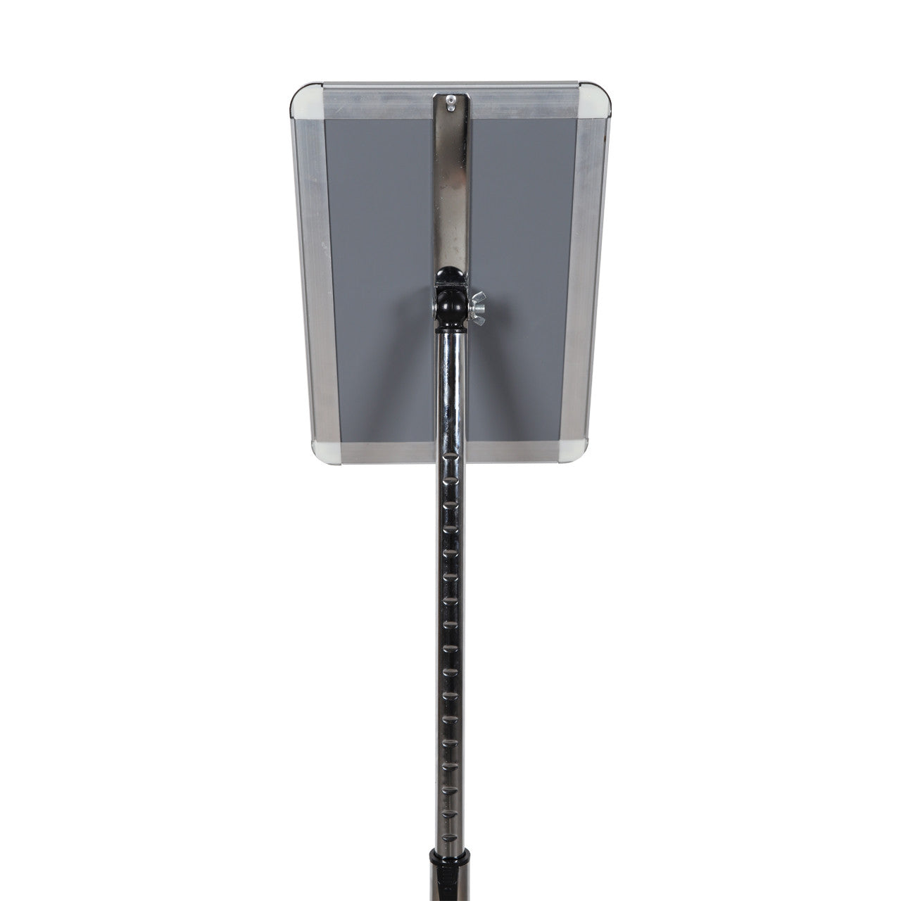 A4/A3 Silver Adjustable Floor-Standing Snap Frame Sign Holder - Max height 1200mm - Portrait or landscape