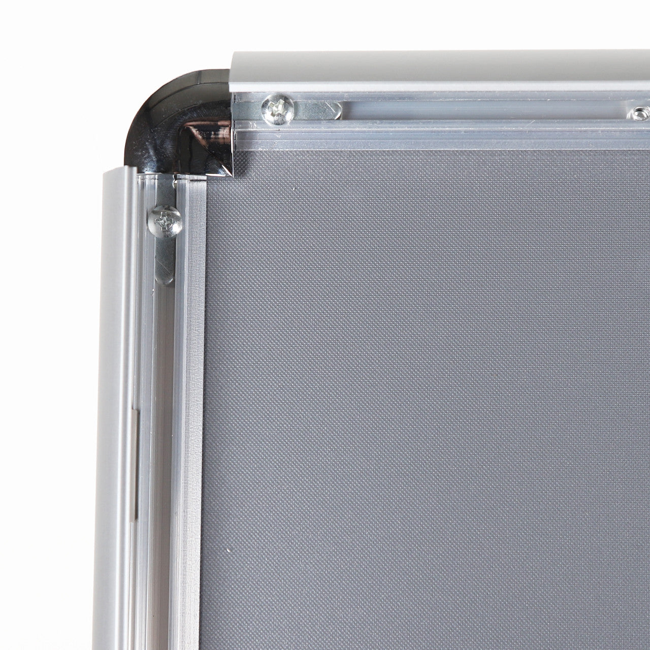 A4/A3 Silver Adjustable Floor-Standing Snap Frame Sign Holder - Max height 1200mm - Portrait or landscape