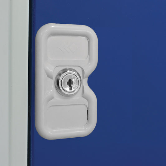 Blue 3 Door Steel Locker