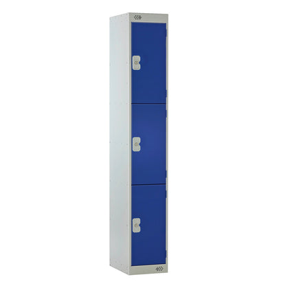 Blue 3 Door Steel Locker