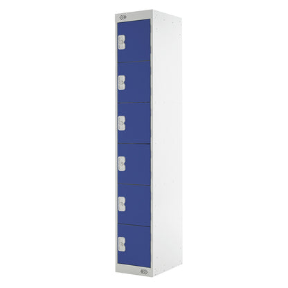 Blue 6 Door Steel Locker