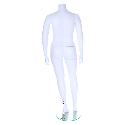 Curve Voluptuous Headless Mannequin  - Female - Matt White