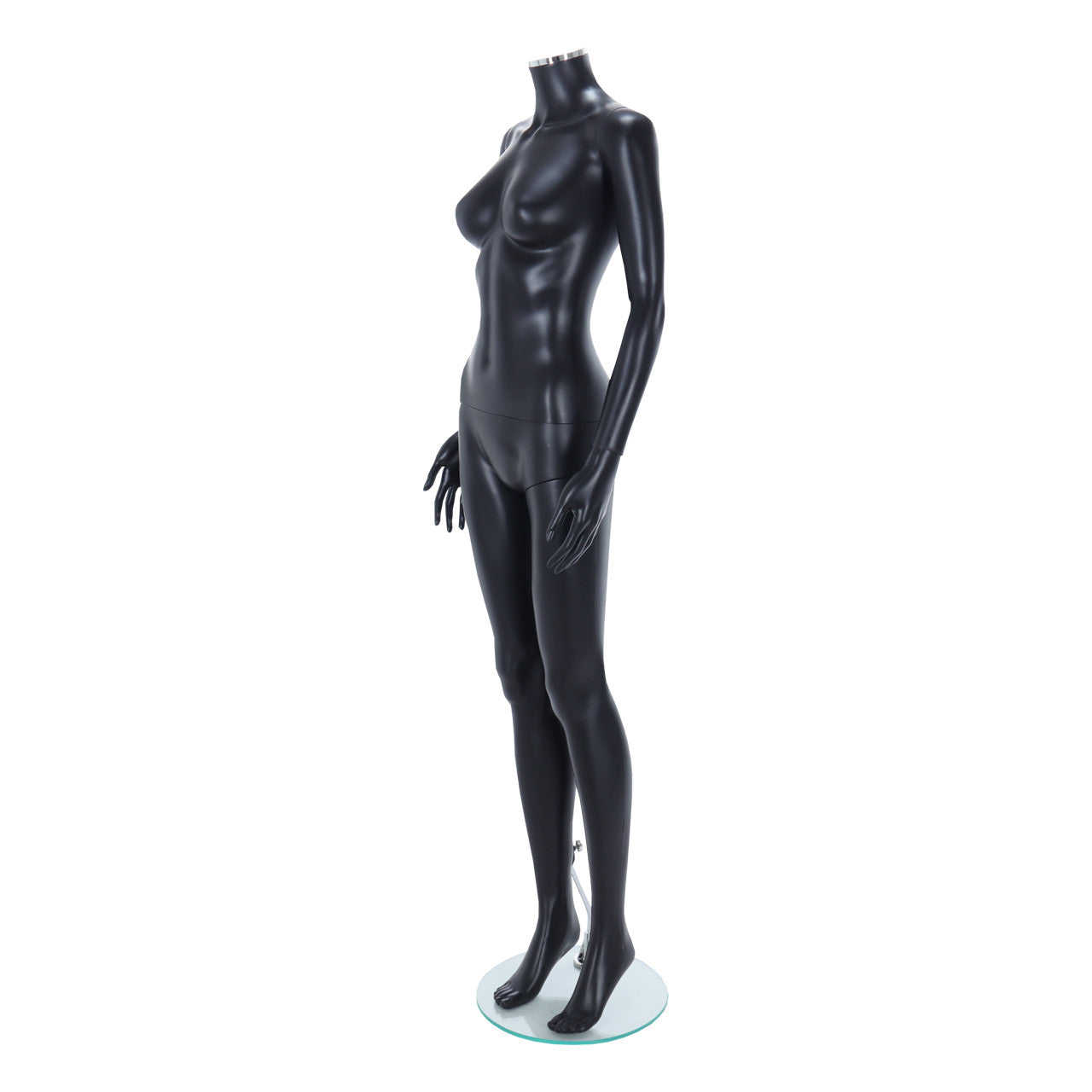 Zest Headless Mannequin - Female - Matt Black