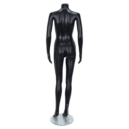 Zest Headless Mannequin - Female - Matt Black