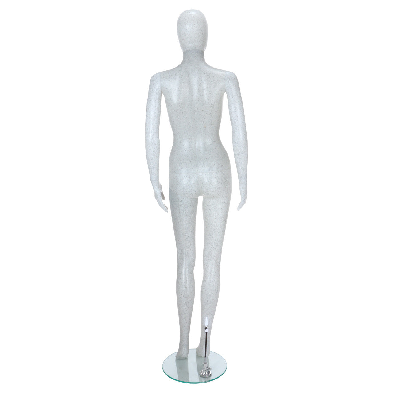 Trance Faceless Mannequin  - Female - White 'Salt n Pepper' Finish