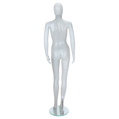 Trance Faceless Mannequin  - Female - White 'Salt n Pepper' Finish