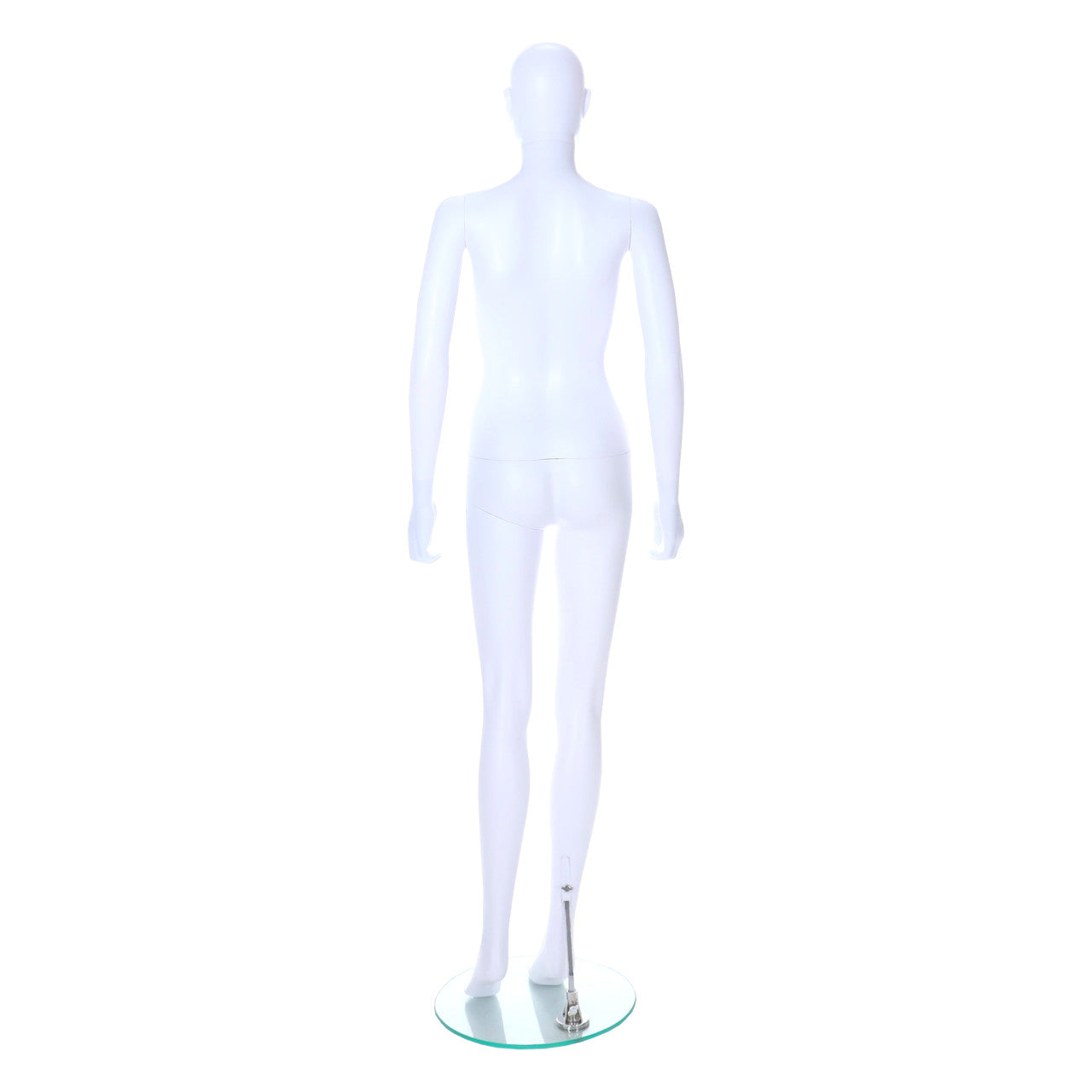 Candor Faceless Egghead Mannequin - Female - Matt White - Eco-Friendly Plastic