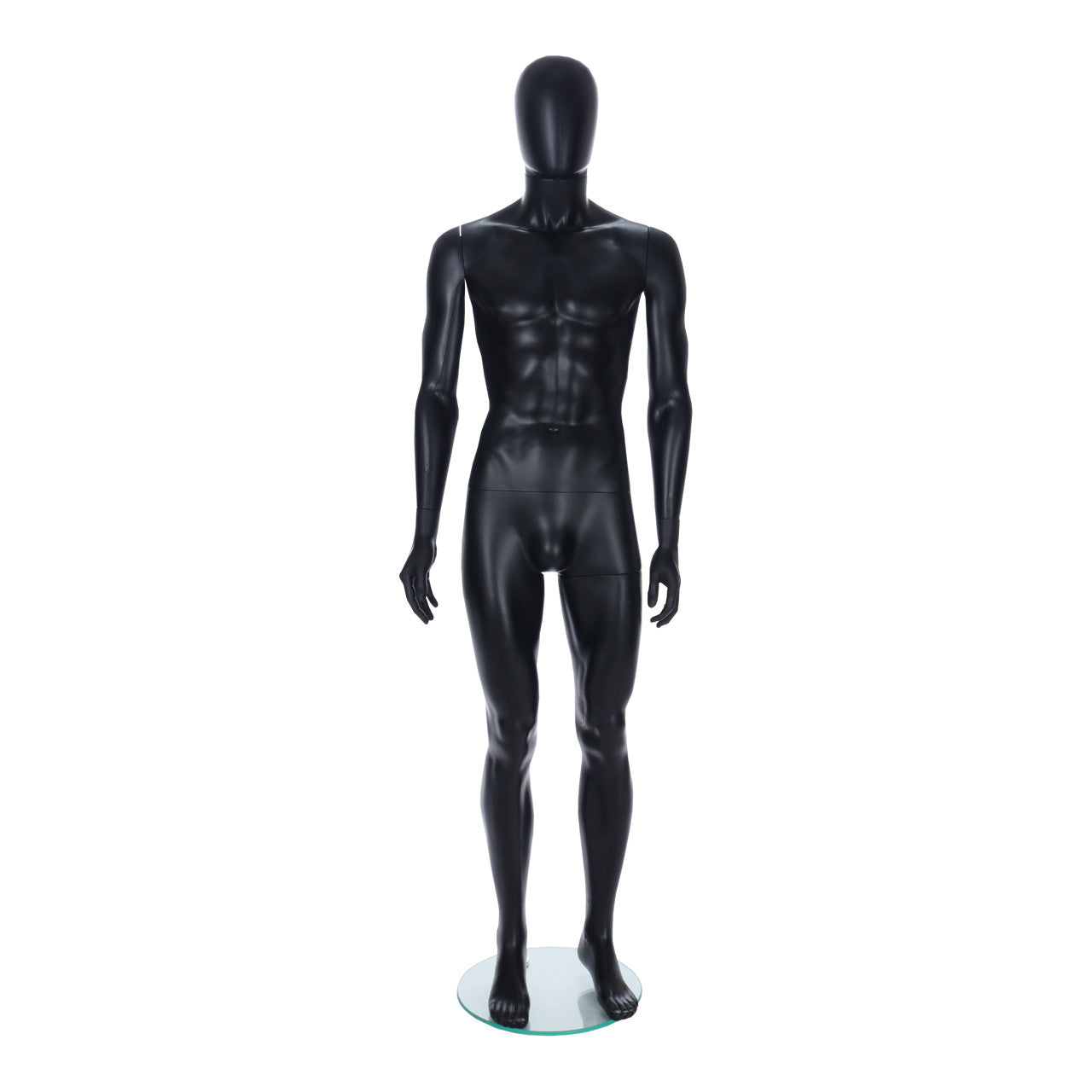 Spring Faceless Mannequin  - Male - Matt Black