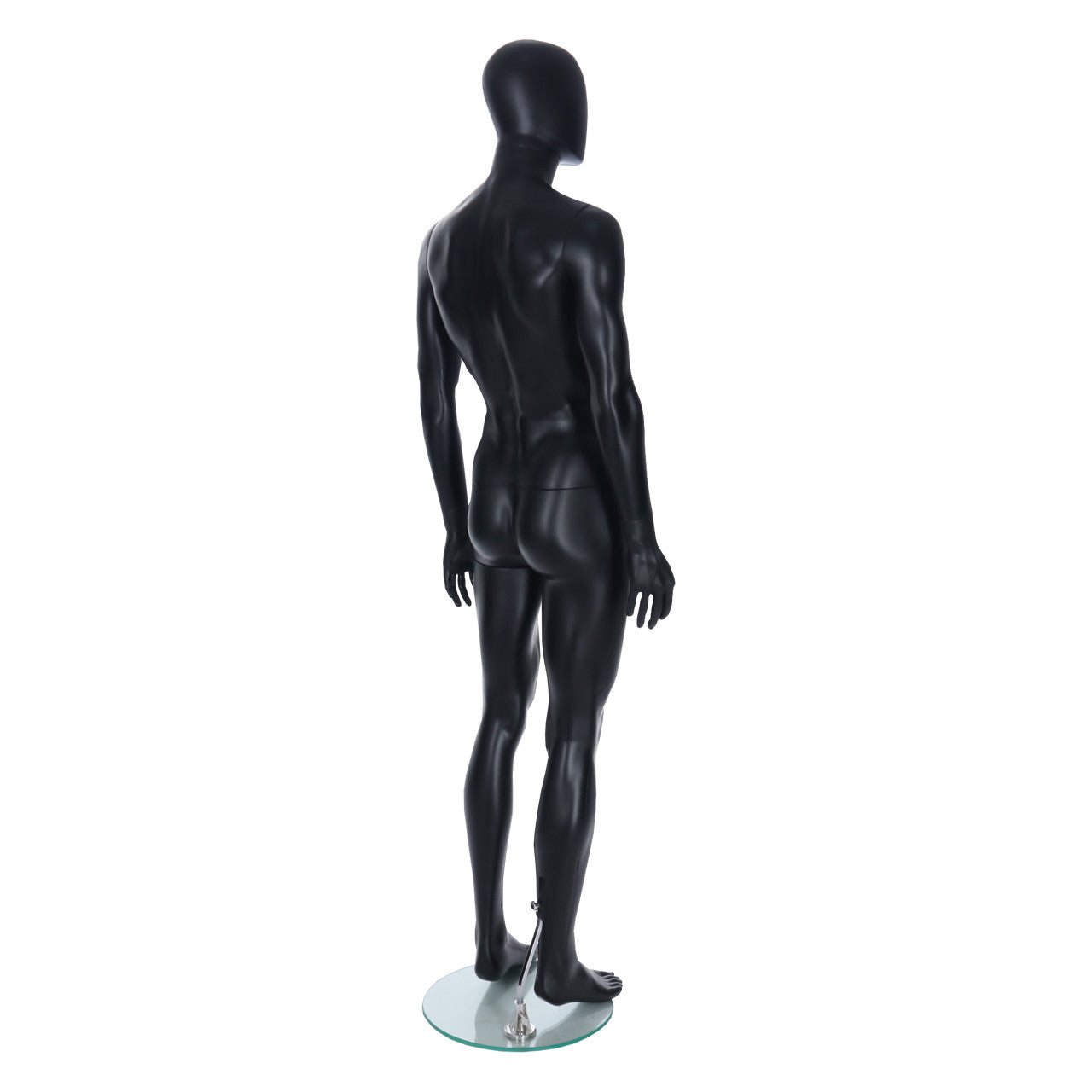 Spring Faceless Mannequin  - Male - Matt Black