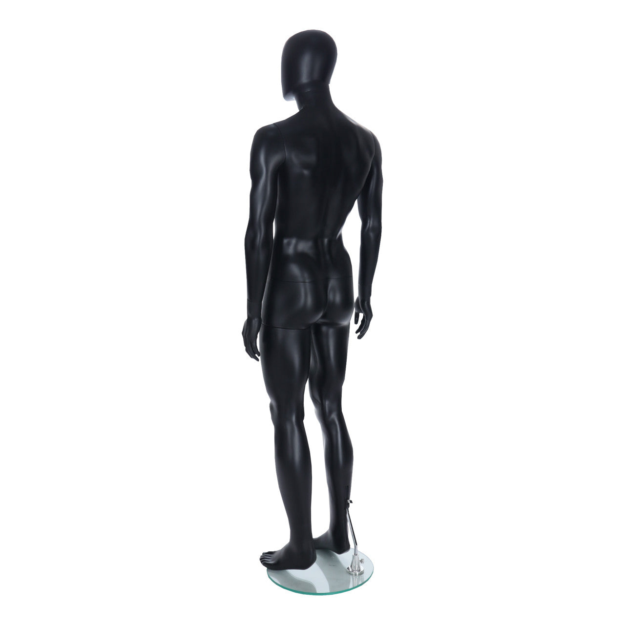 Spring Faceless Mannequin  - Male - Matt Black