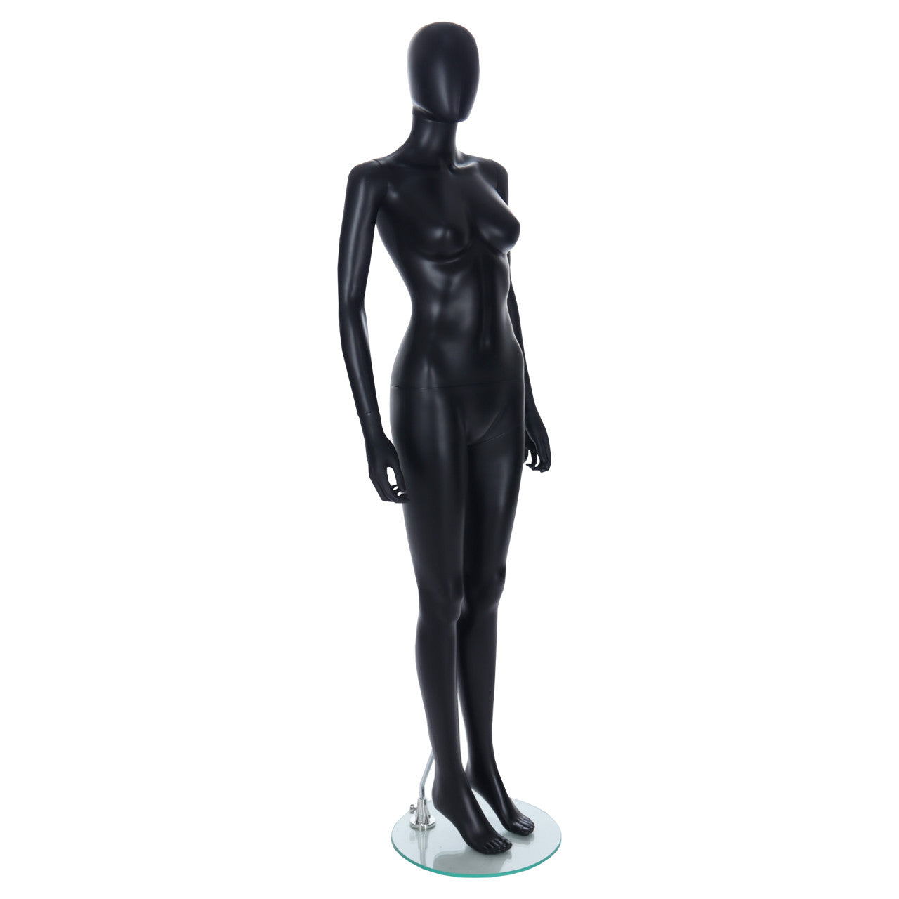 Spring Faceless Mannequin - Female - Matt Black