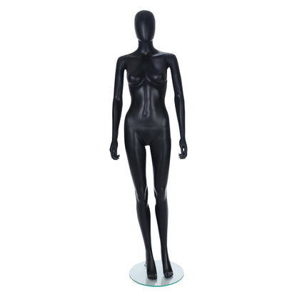 Spring Faceless Mannequin - Female - Matt Black