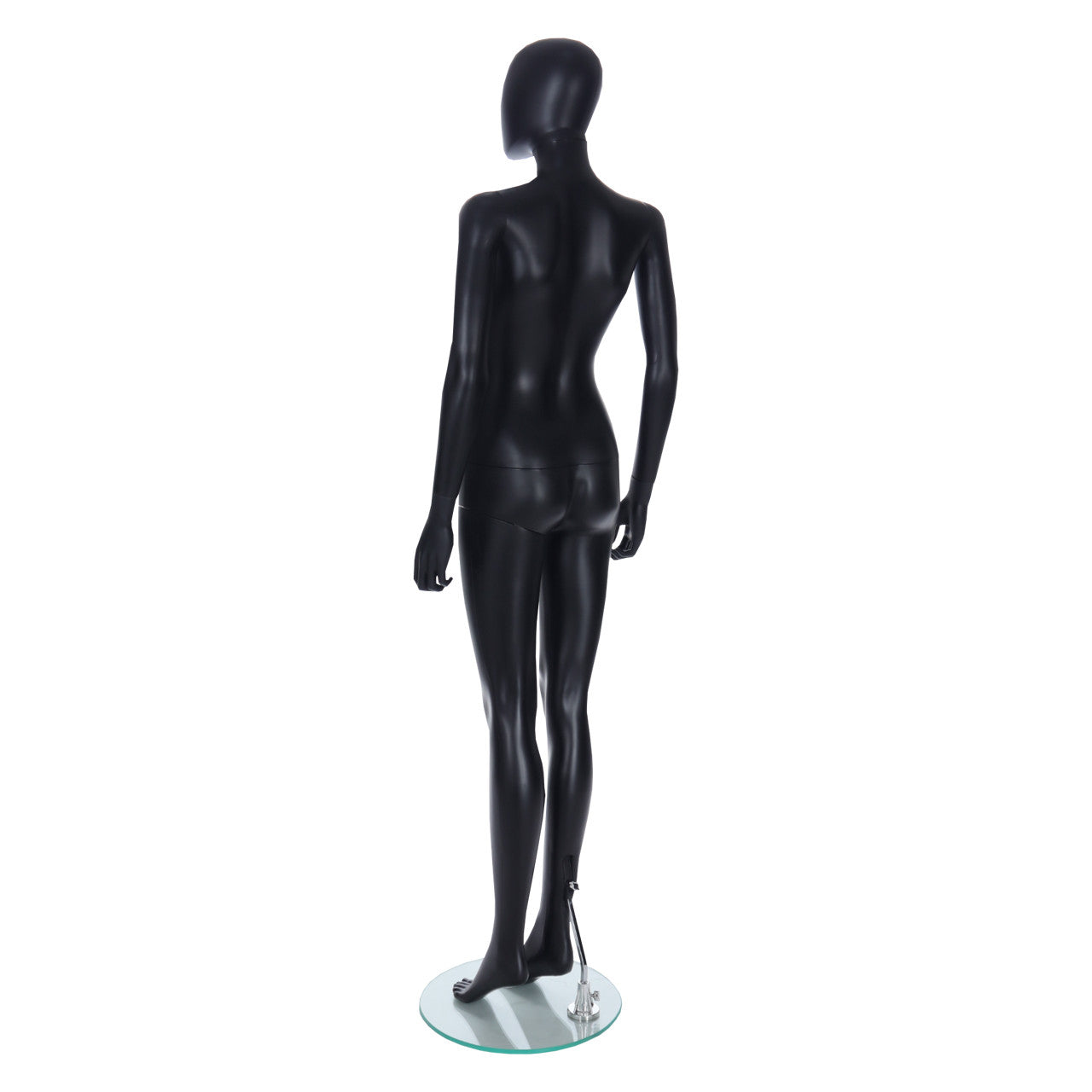 Spring Faceless Mannequin - Female - Matt Black