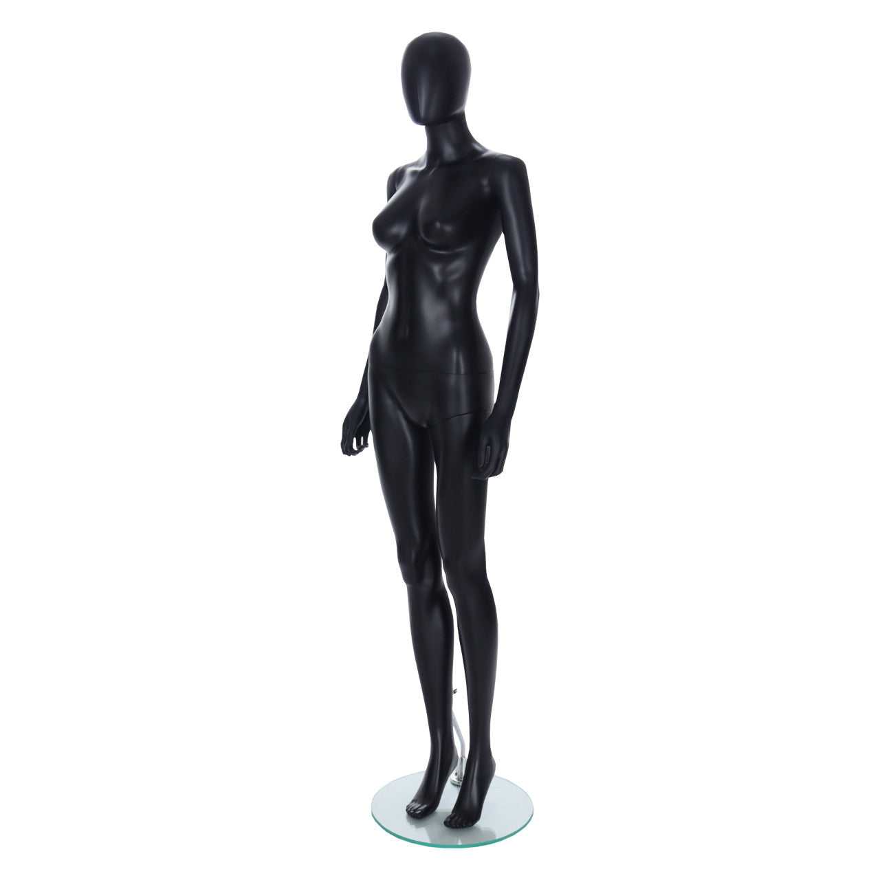Spring Faceless Mannequin - Female - Matt Black