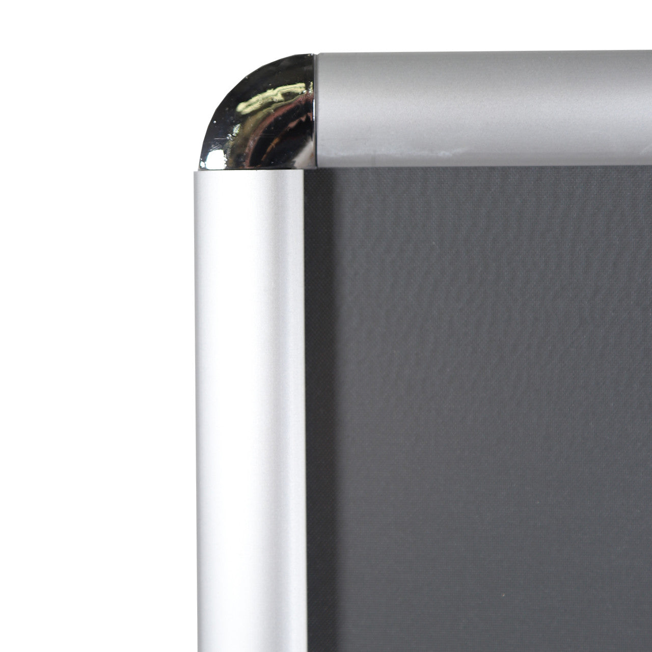 A1 Silver Snap Frame - With Round Corners - 25 mm Frame