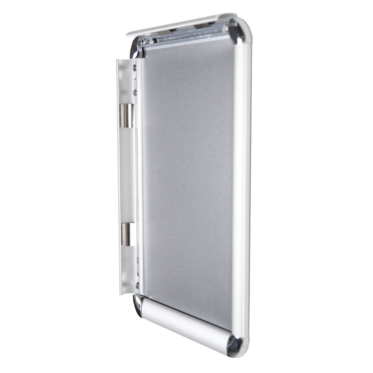 A2 Silver Snap Frame - With Round Corners - 25 mm Frame