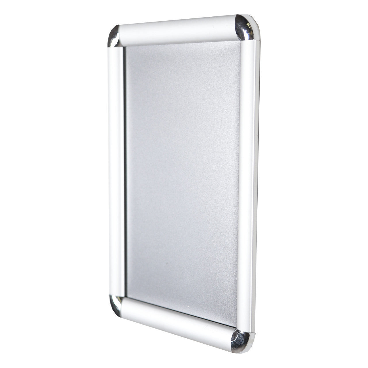 A4 Silver Snap Frame - With Round Corners - 25 mm Frame