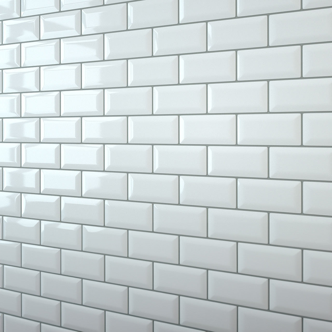 White Bevel Metro Wall Panel