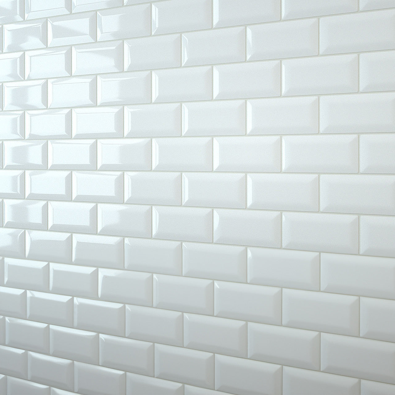 White Bevel Metro Wall Panel