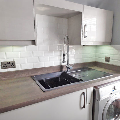 White Bevel Metro Wall Panel