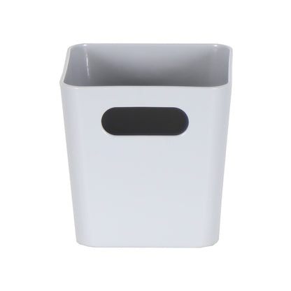 3 x Grey Square Storage Baskets