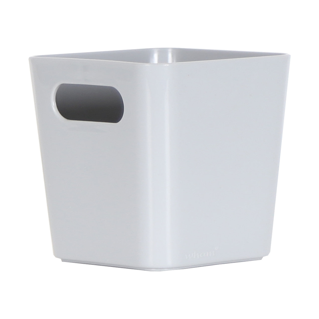 3 x Grey Square Storage Baskets