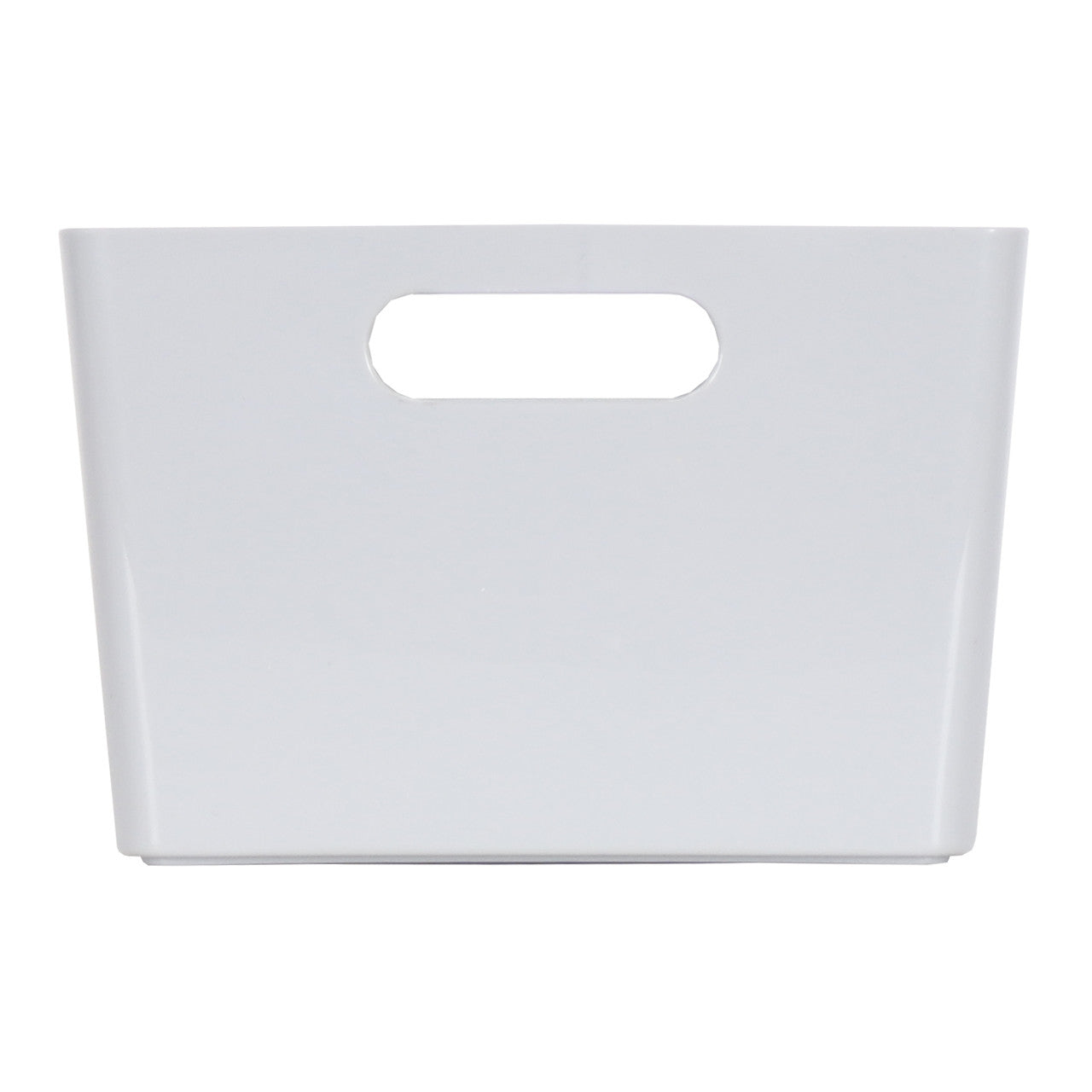 3 x Grey Deep Rectangle Storage Baskets