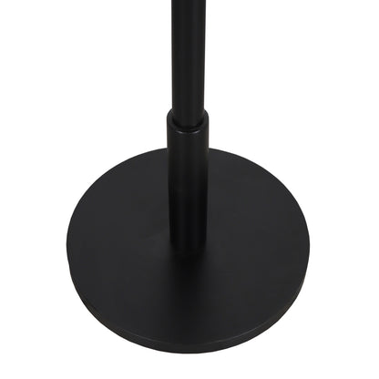 Hat & Coat Stand - 8 Hooks - Black