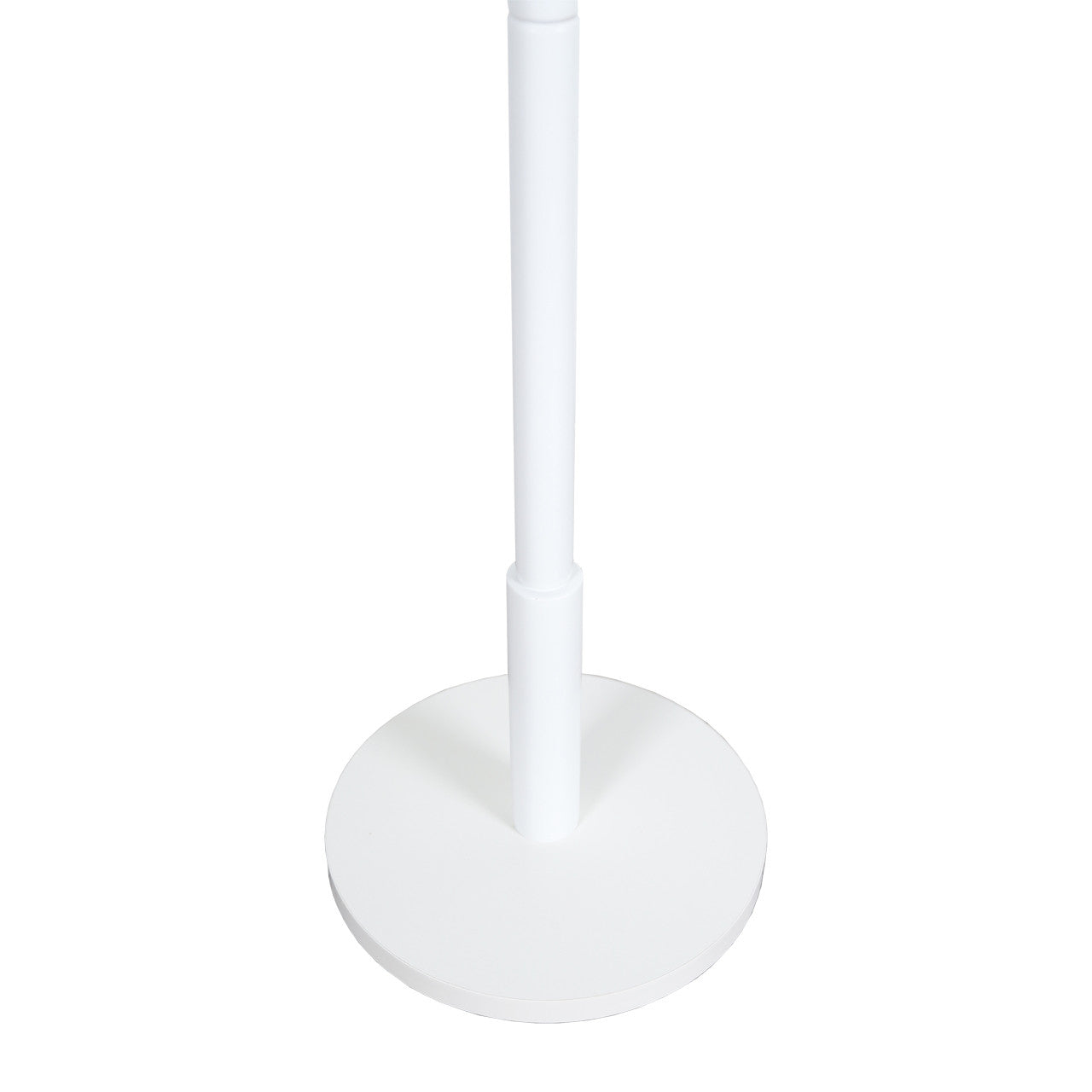 Hat & Coat Stand - 8 Hooks - White