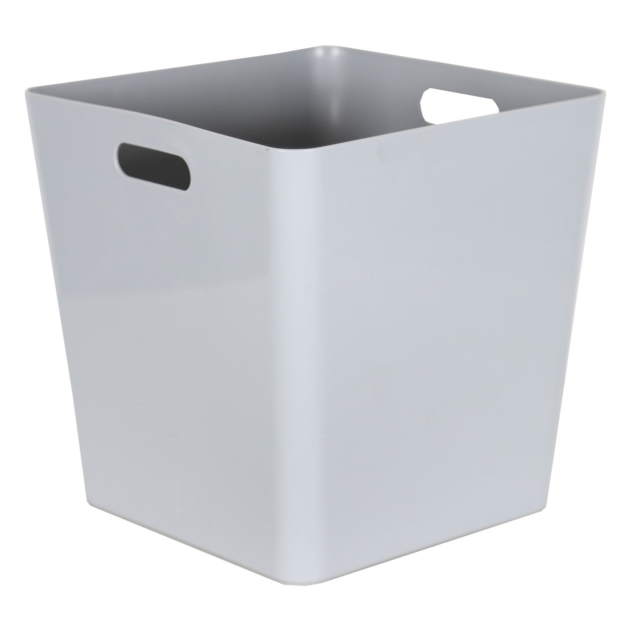 3 x Grey Large Cube Storage Baskets
