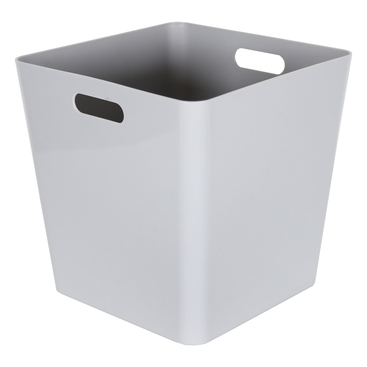 3 x Grey Large Cube Storage Baskets