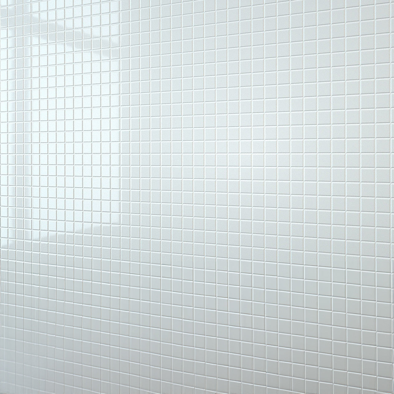 White Mosaic Wall Panel