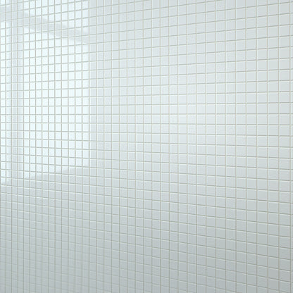 White Mosaic Wall Panel