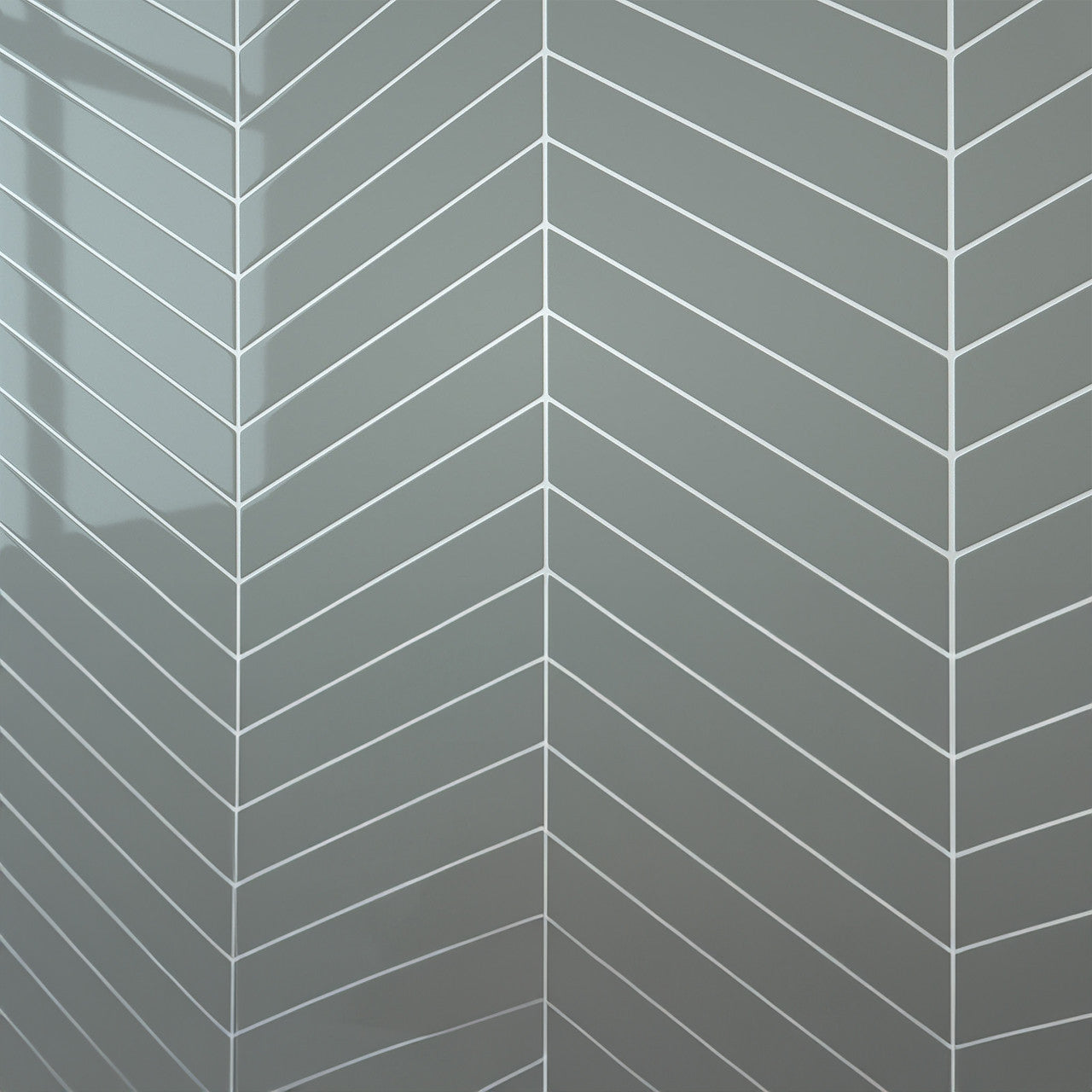 Dark Grey Chevron Wall Panel