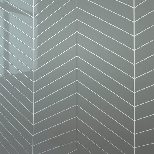 Dark Grey Chevron Wall Panel
