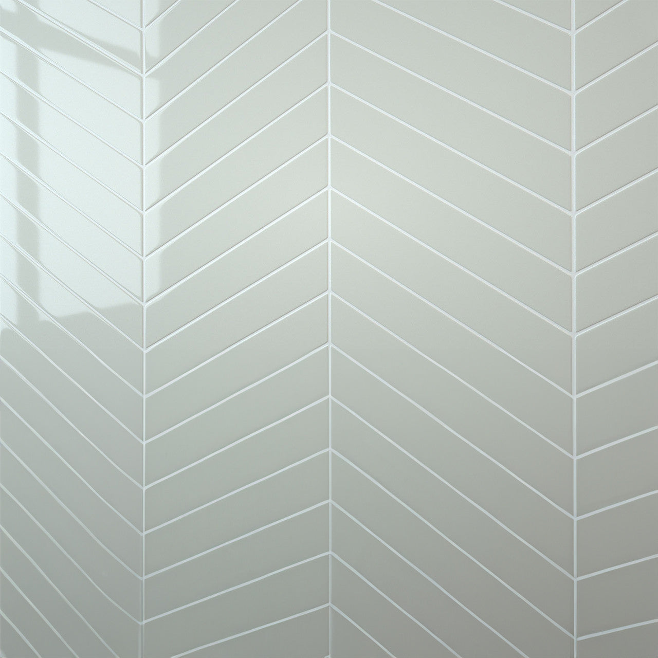 Light Grey Chevron Wall Panel