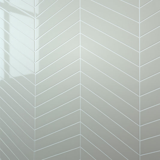 Light Grey Chevron Wall Panel