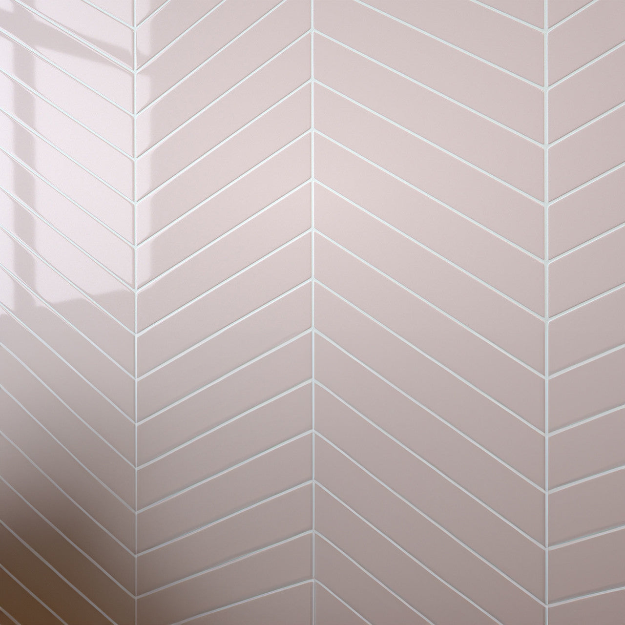 Pastel Pink Chevron Wall Panel