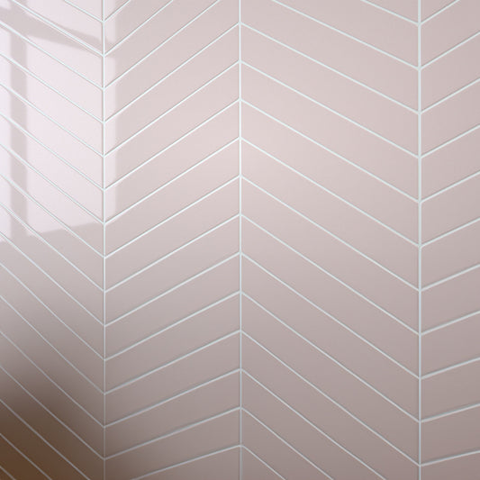Pastel Pink Chevron Wall Panel