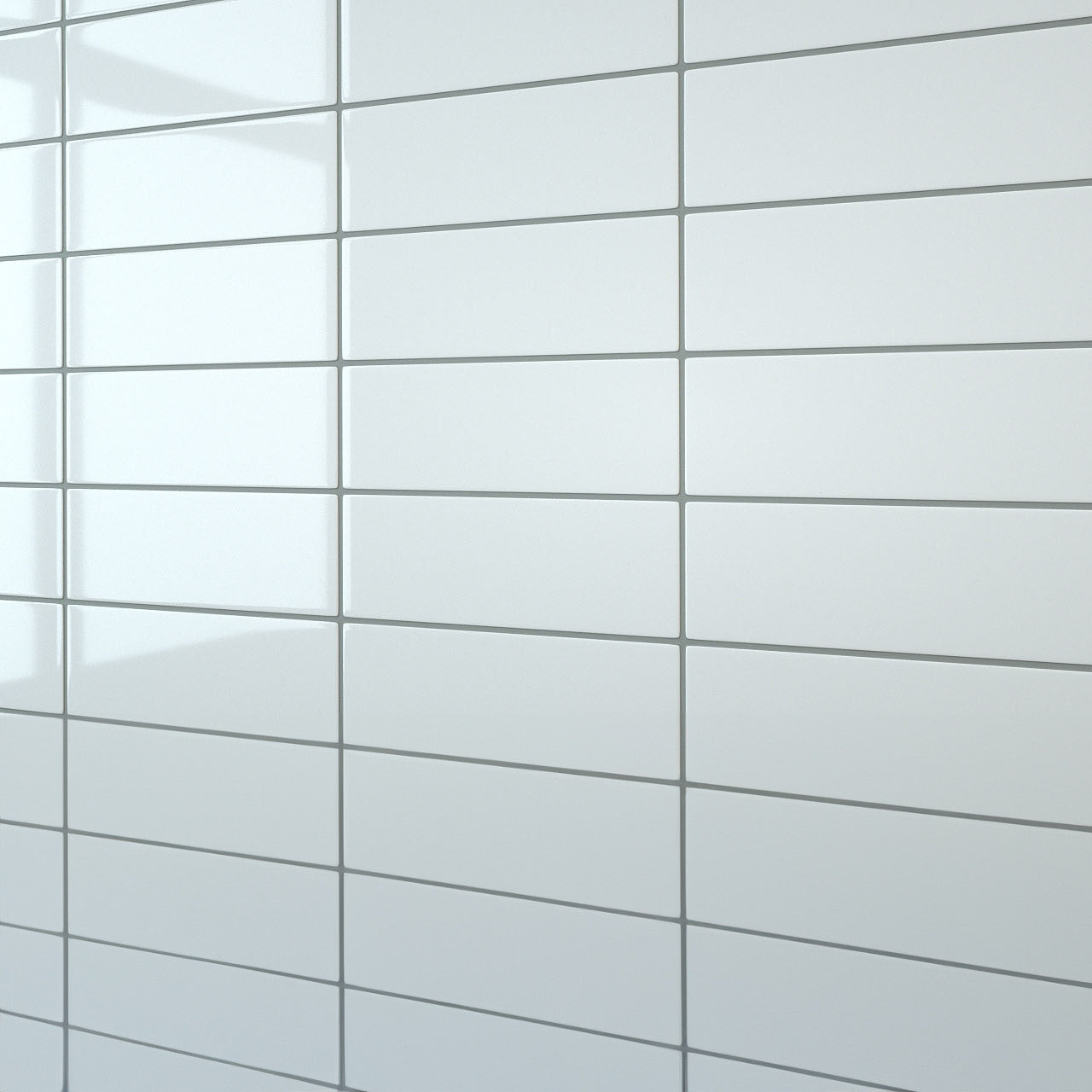 White Large Linear Wall Panel