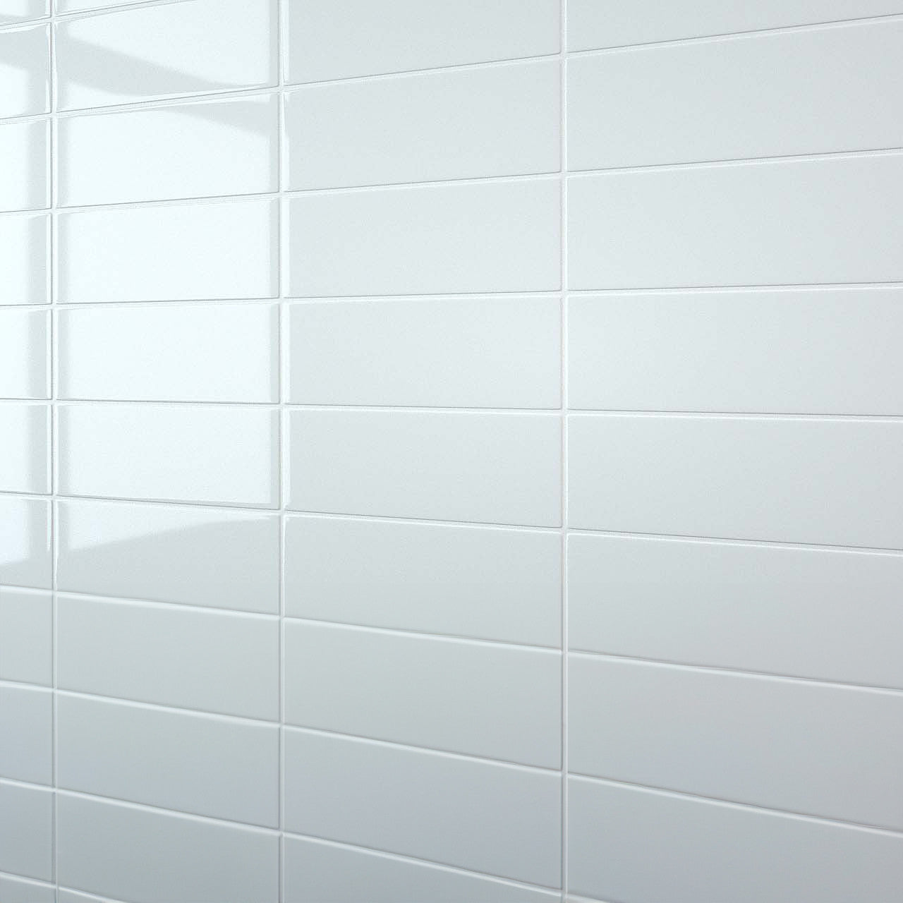 White Large Linear Wall Panel
