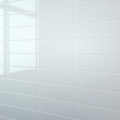 White Large Linear Wall Panel