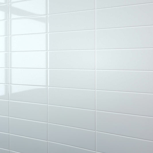 White Large Linear Wall Panel