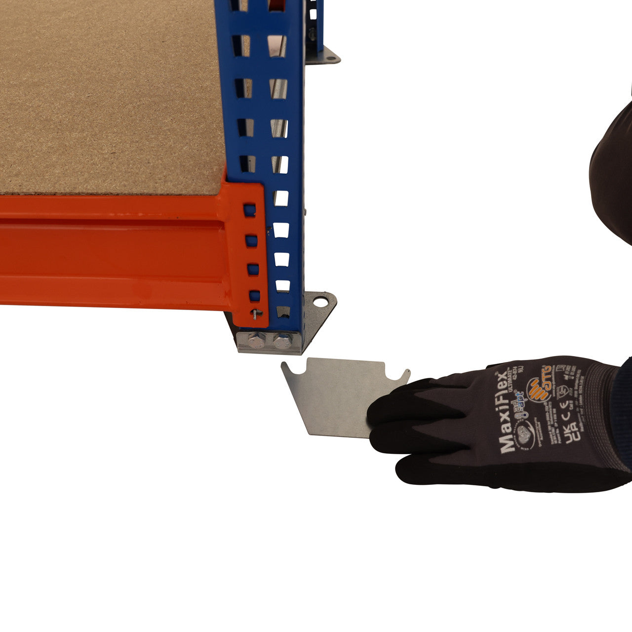 Longspan Warehouse Racking - 1 Add On Bay - 3 Chipboard Shelves Per Bay