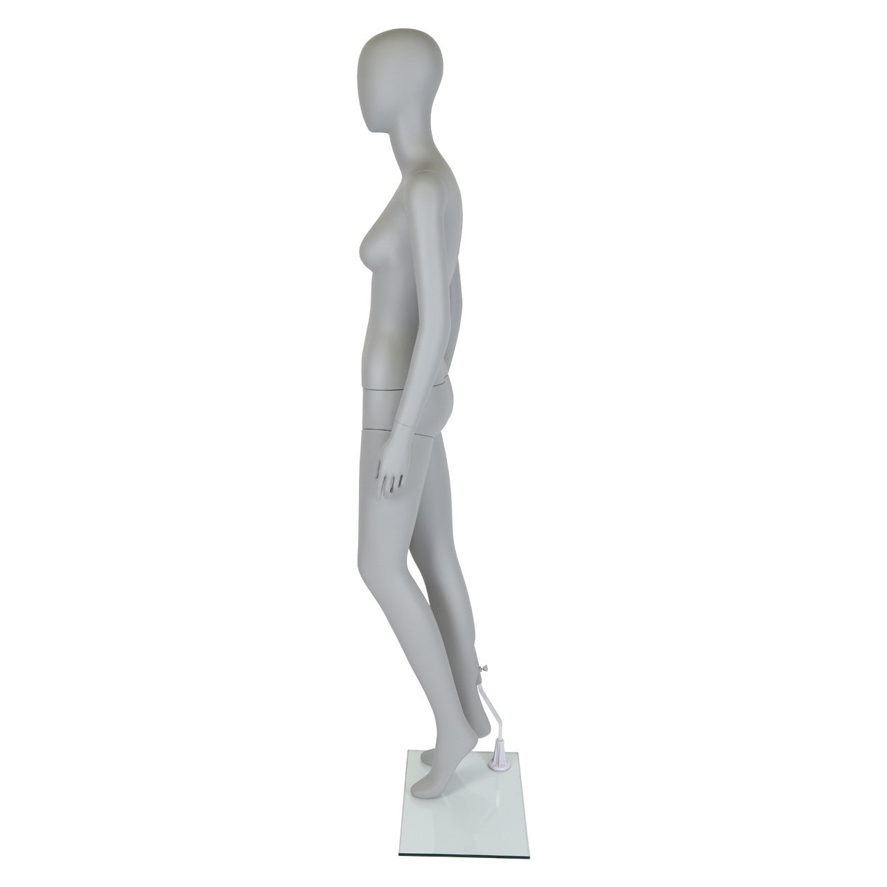 Mode Faceless Mannequin - Female - Matt Grey - Eco-Friendly Plastic