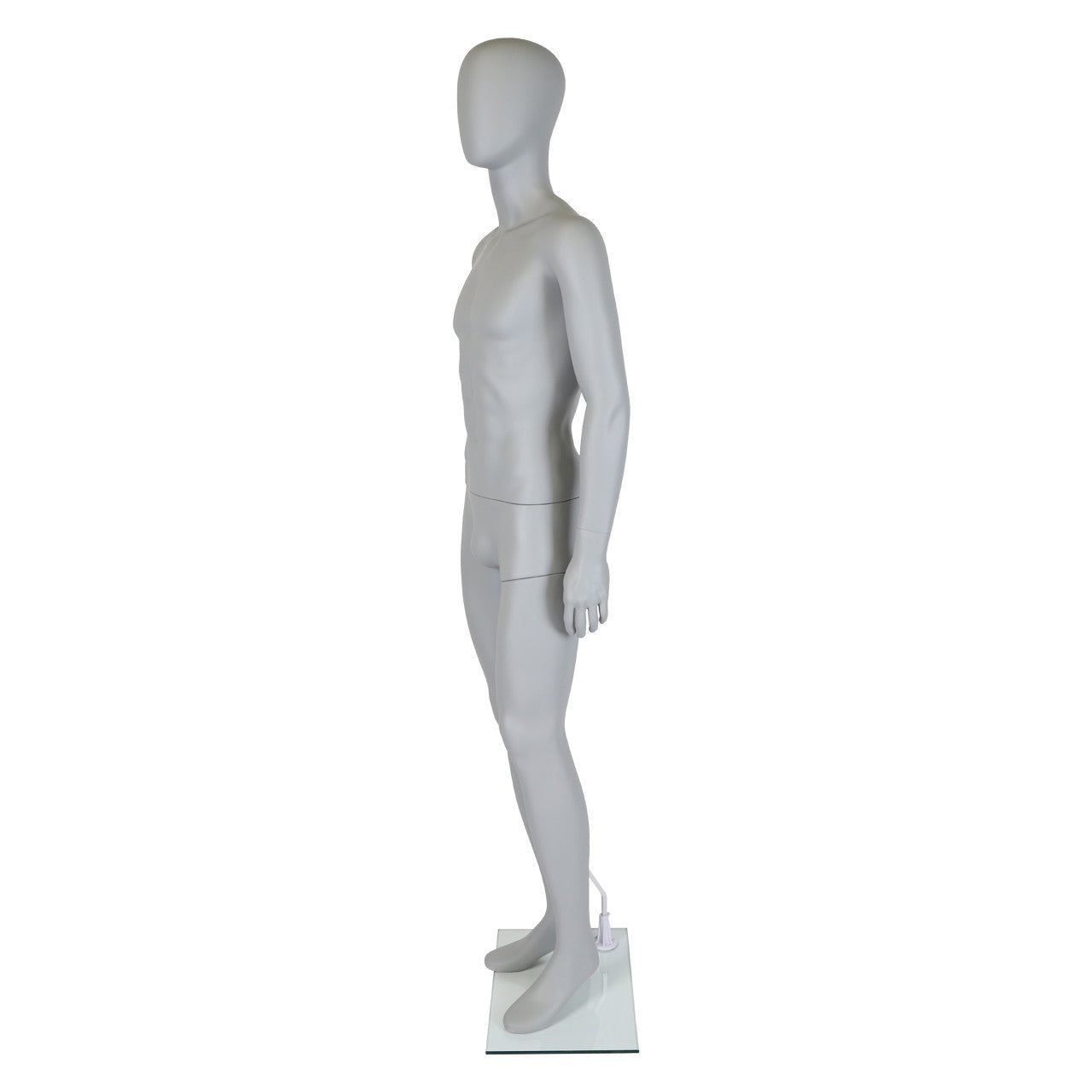 Mode Faceless Mannequin - Male - Matt Grey - Eco-Friendly Plastic