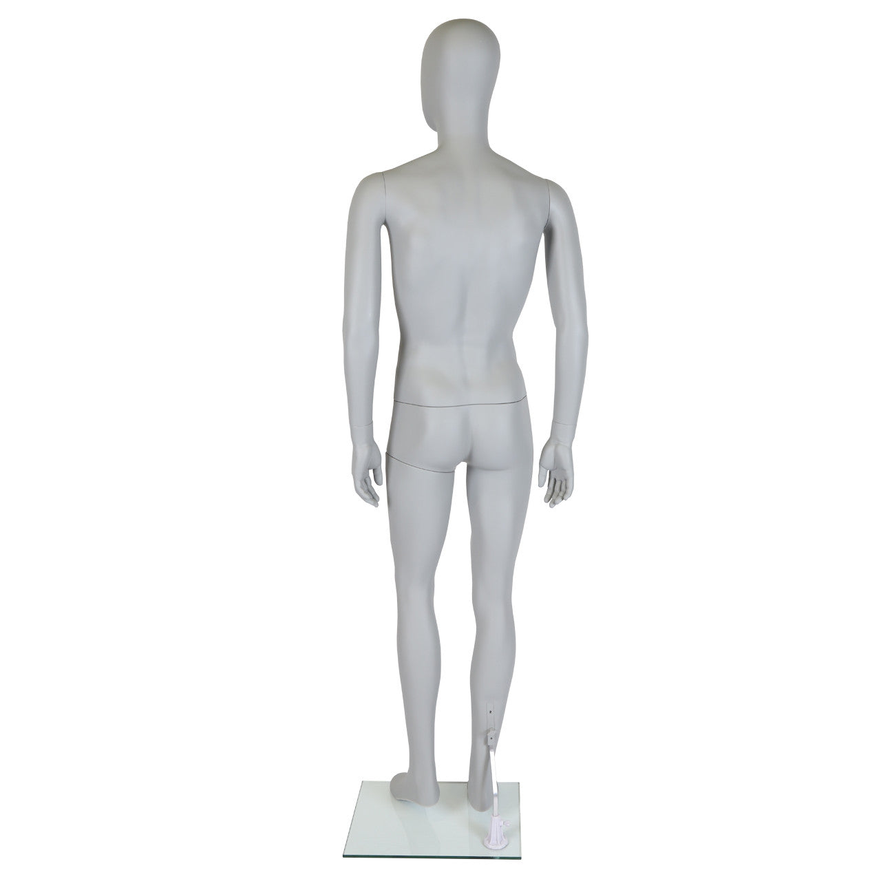 Mode Faceless Mannequin - Male - Matt Grey - Eco-Friendly Plastic